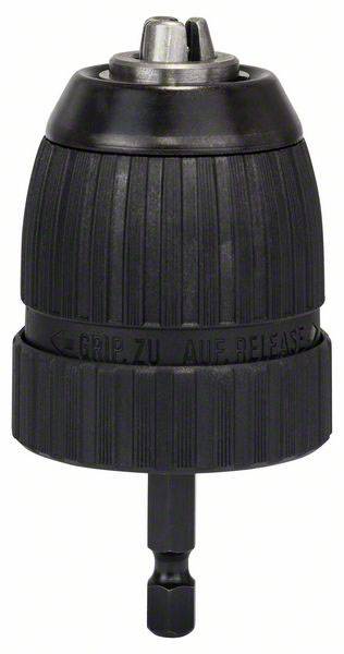 Schnellspannbohrfutter bis 10 mm, 1 bis 10 mm, 1/4 Zoll bis 6k Bosch Accessories 2608572075