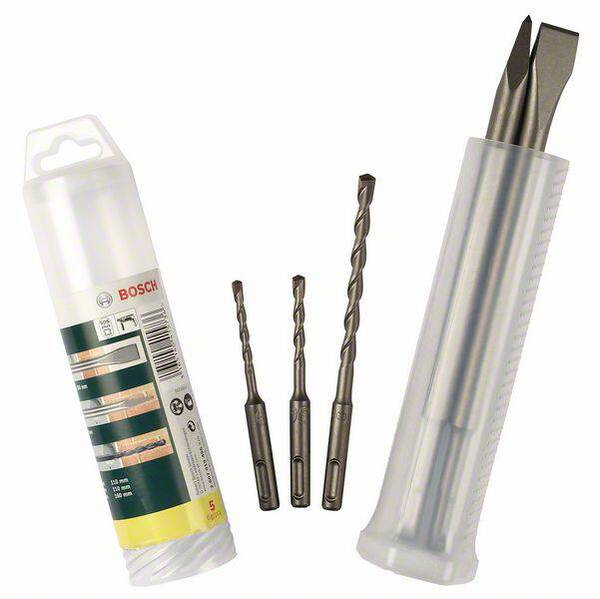 Bosch Accessories Promoline 2607019455 Hartmetall Hammerbohrer-Set 5teilig SDS-Plus 1 Set