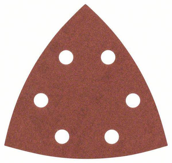 Bosch Accessories 2607017110 Deltaschleifpapier mit Klett, gelocht Körnung (num) 240 Eckmaß 93 mm 25 St.