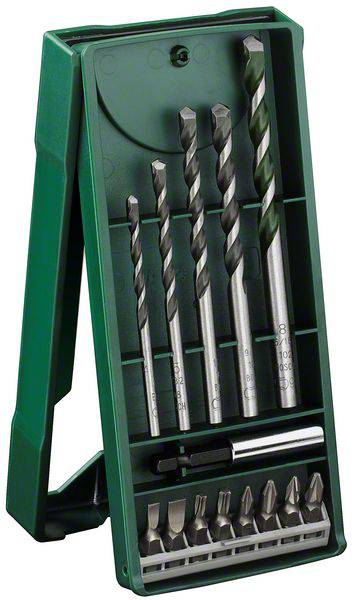 Bosch Accessories Promoline 2607017161 Mehrzweckbohrer-Set 3 mm, 4 mm, 5 mm, 6 mm, 8 mm Zylinderschaft 1 Set
