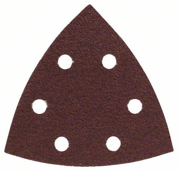 Bosch Accessories 2607019488 Deltaschleifpapier mit Klett, gelocht Körnung (num) 60 Eckmaß 93 mm 25 St.