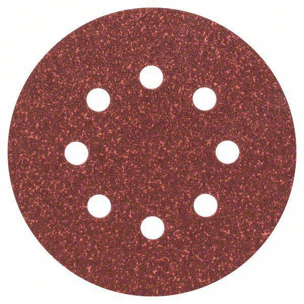 Bosch Accessories 2607019492 Exzenterschleifpapier mit Klett, gelocht Körnung (num) 60 (Ø) 125 mm 25 St.