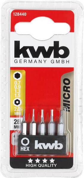 kwb 128440 128440 Bit-Set Stahl 1 St.
