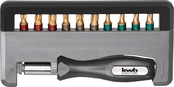 kwb 154010 Bit-Set 12teilig