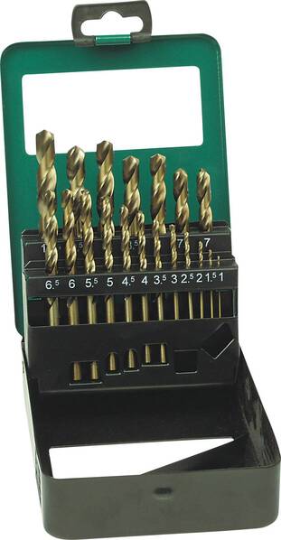 Brüder Mannesmann M54319 Metall-Spiralbohrer-Set 19teilig 1 St.