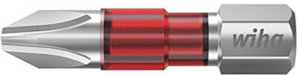 Wiha 42101 Kreuzschlitz-Bit PH 3 Molybdän-Vanadium-Stahl gehärtet 5 St.