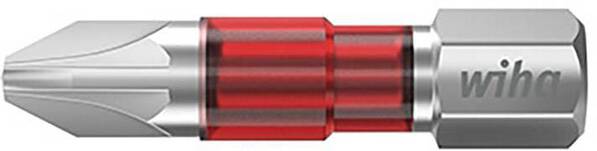Wiha 42102 Kreuzschlitz-Bit PZ 2 Molybdän-Vanadium-Stahl gehärtet 5 St.
