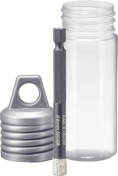 kwb HM Fliesenbohrer 6-Kant 8 mm 500308 Fliesenbohrer 1/4" (6.3 mm), Sechskantschaft 1 St.