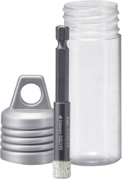 kwb HM Fliesenbohrer 6-Kant10 mm 500310 Fliesenbohrer 1/4" (6.3 mm), Sechskantschaft 1 St.