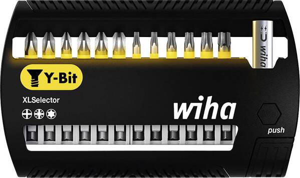 Wiha 41834 Bit-Set 13teilig Kreuzschlitz Phillips, Kreuzschlitz Pozidriv, TORX Plus