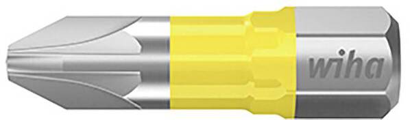 Wiha 41588 Kreuzschlitz-Bit PZ 1 Molybdän-Vanadium-Stahl gehärtet 5 St.