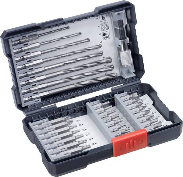 kwb 108940 33teilig Bohrer- und Bit-Sortiment