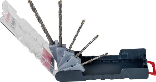 kwb 109140 Werkzeugstahl Stein-Spiralbohrer-Set 5teilig 4 mm, 5 mm, 6 mm, 8 mm, 10 mm Zylinderschaft 1 Set