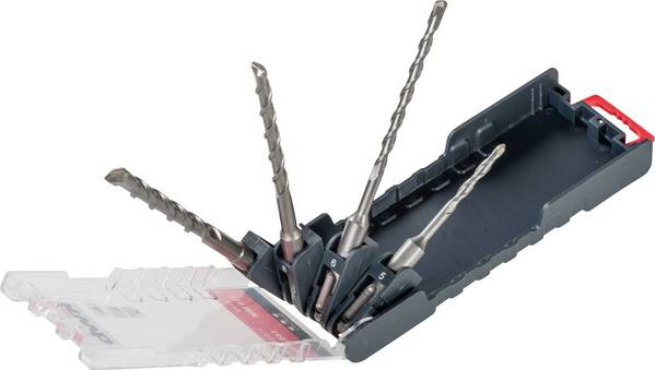 kwb 109164 Werkzeugstahl Hammerbohrer-Set 4teilig 5 mm, 6 mm, 8 mm, 10 mm SDS-Plus 1 Set