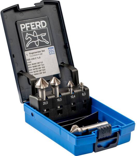 PFERD SET KES HSS DIN 335 C90° 5 25202153 Kegelsenker-Set HSS 1 St.