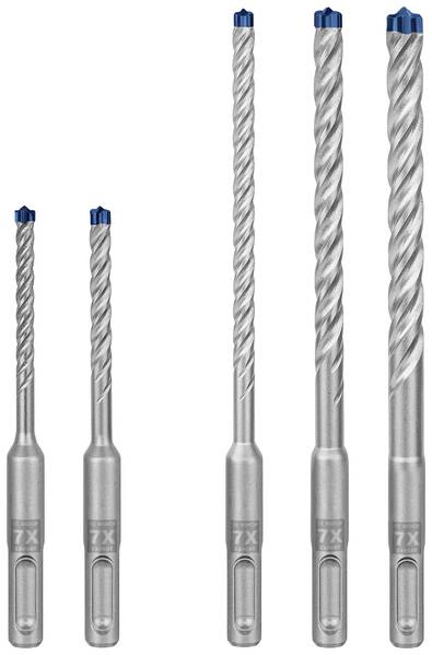 Bosch Accessories EXPERT SDS plus-7X 2608900197 Hammerbohrer 5teilig 5.0 mm, 6.0 mm, 6.0 mm, 8.0 mm, 10.0 mm SDS-Plus
