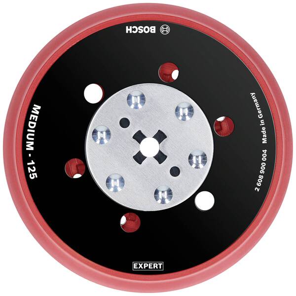 Bosch Accessories 2608900004 EXPERT Multihole (Expert Multiloch) Universalstützteller, 125 mm, medium Durchmesser 125 mm
