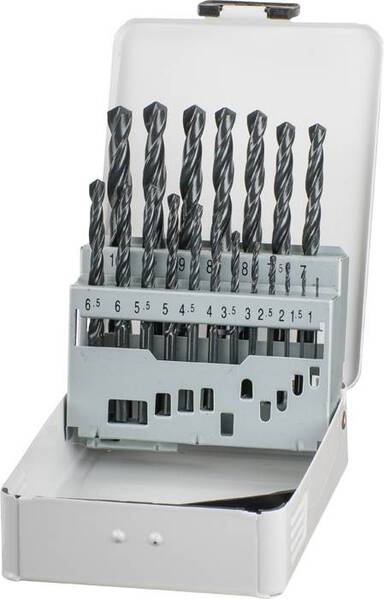 kwb 421944 HSS Metall-Spiralbohrer-Set 19teilig DIN 338 Zylinderschaft 19 St.