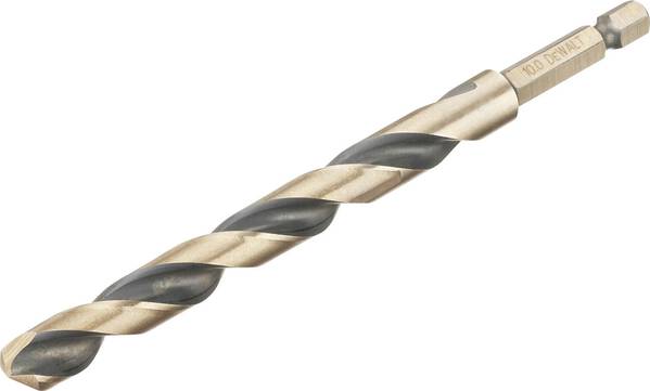 DEWALT DT20616-QZ HSS-G Metall-Spiralbohrer 1 Stück 10 mm Gesamtlänge 138 mm korrosionsgeschützt Sechskant 1 St.