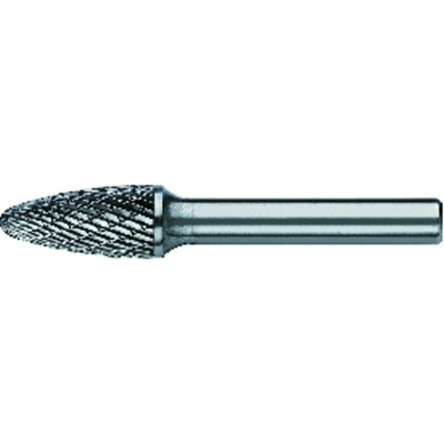 FORMAT - Frässtift HM Rundbogenform 1020 C Schaft-ø6mm, ø10 x 20mm