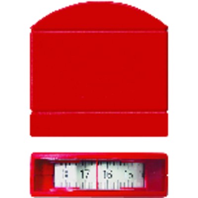 FORMAT - Taschenbandmaß weiß mit Sichtfenster 3m x 13mm
