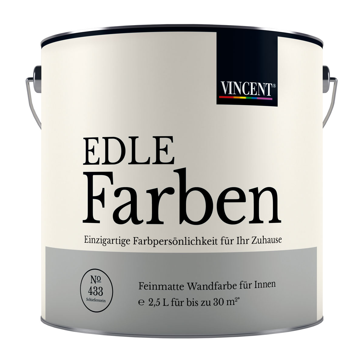 Vincent Wandfarbe Edle Farben Schieferstein 2,5 L | Schieferstein | 111138