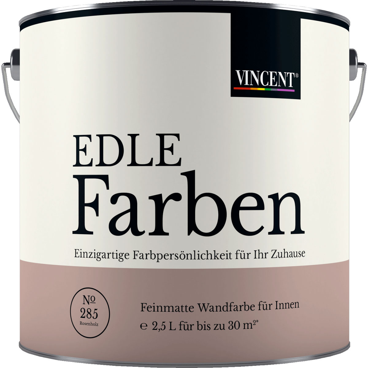 Vincent Wandfarbe Edle Farben Rosenholz 2,5 L | Rosenholz | 111155