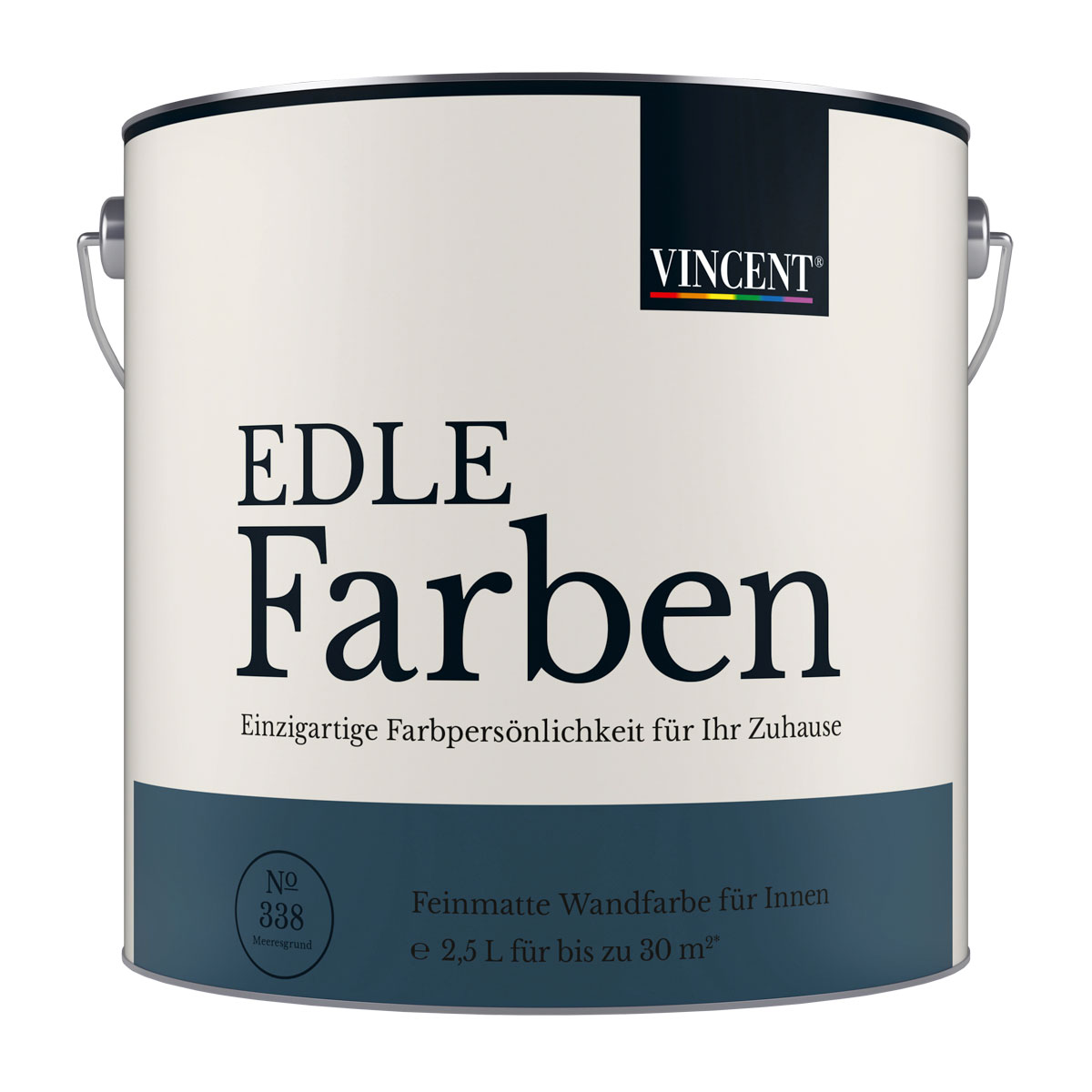 Vincent Wandfarbe Edle Farben Meeresgrund 2,5 L | Meeresgrund | 111165