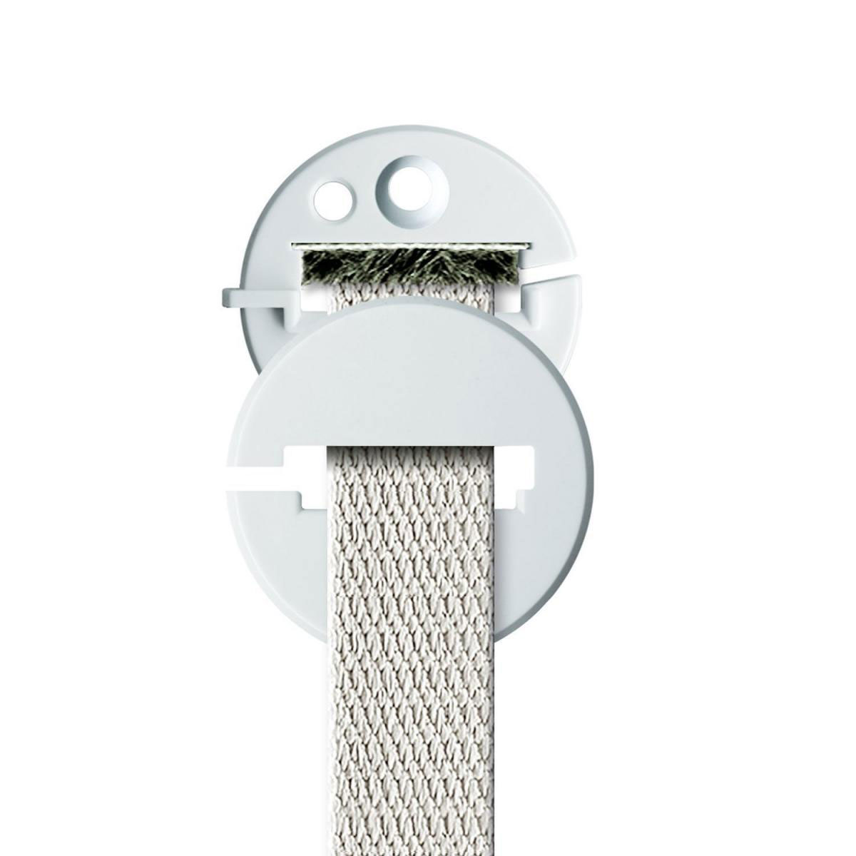 Schellenberg Gurtführung rund für 14-23 mm Gurtband weiß | 112505
