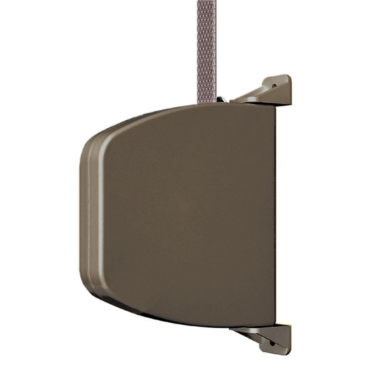 Schellenberg Aufschraubwickler Mini schwenkbar braun | 112523