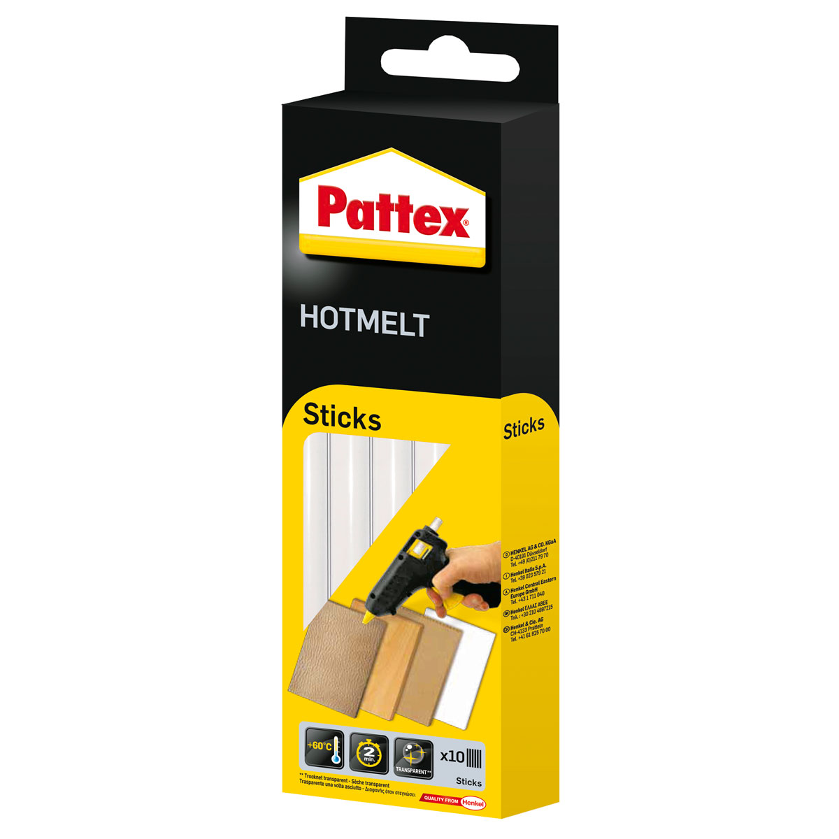 Pattex Heißklebesticks Hotmelt 10 Sticks | 119476