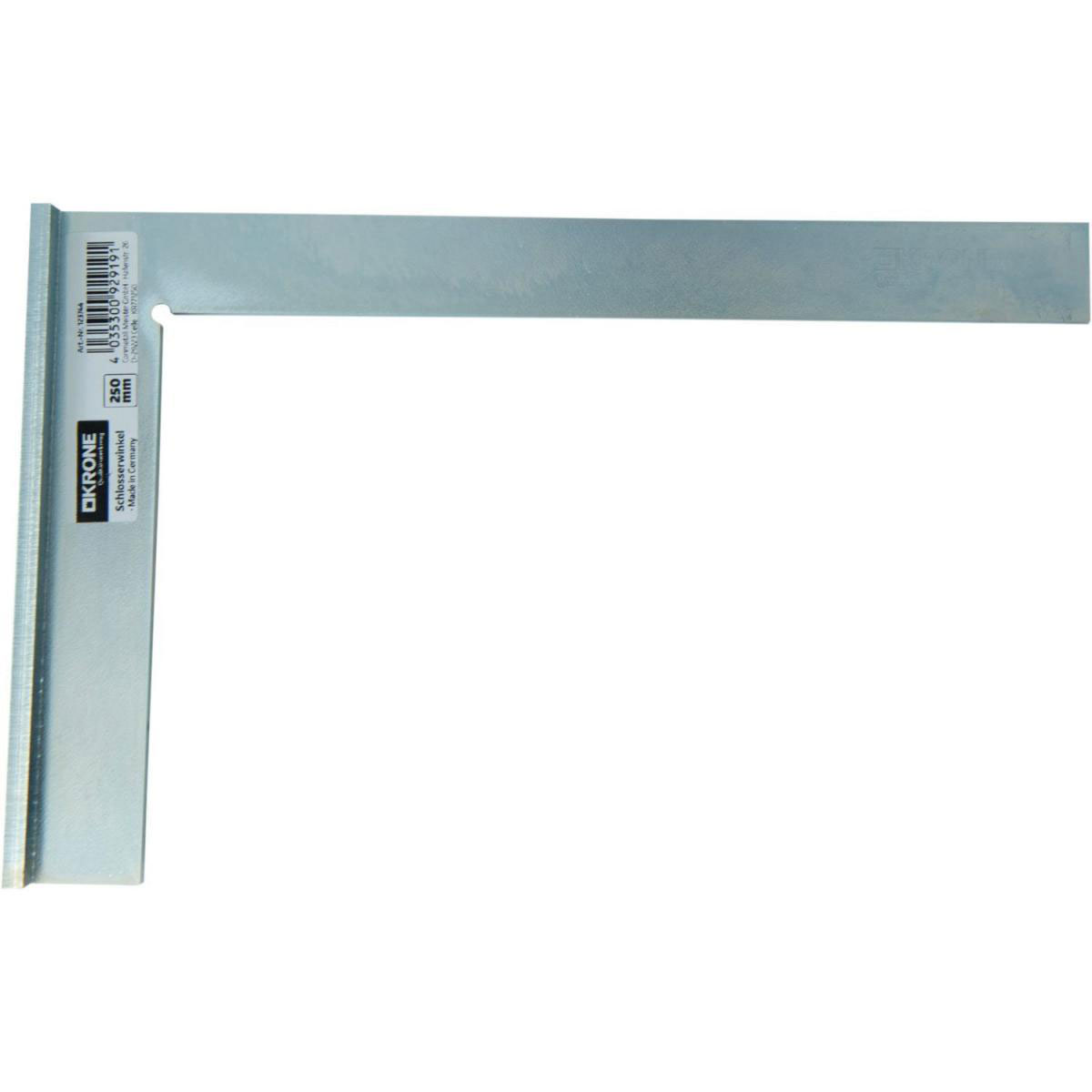 Krone Schlosserwinkel mit Anschlag 250 x 160 mm | 123744