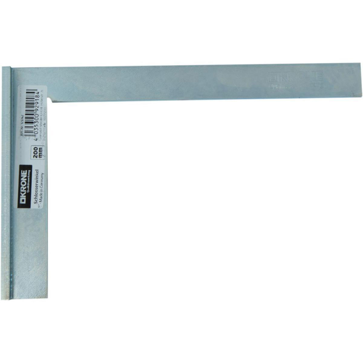 Krone Schlosserwinkel mit Anschlag 300 x 180 mm | 123745