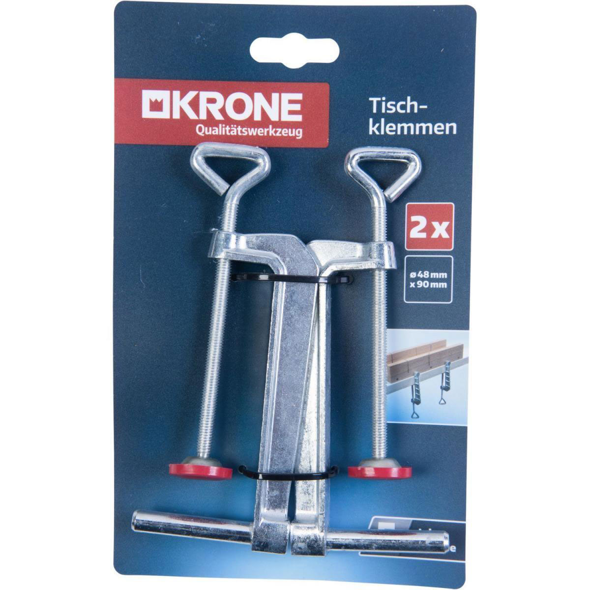 Krone Tischklemmen für Spanner 2 Stück | 123909