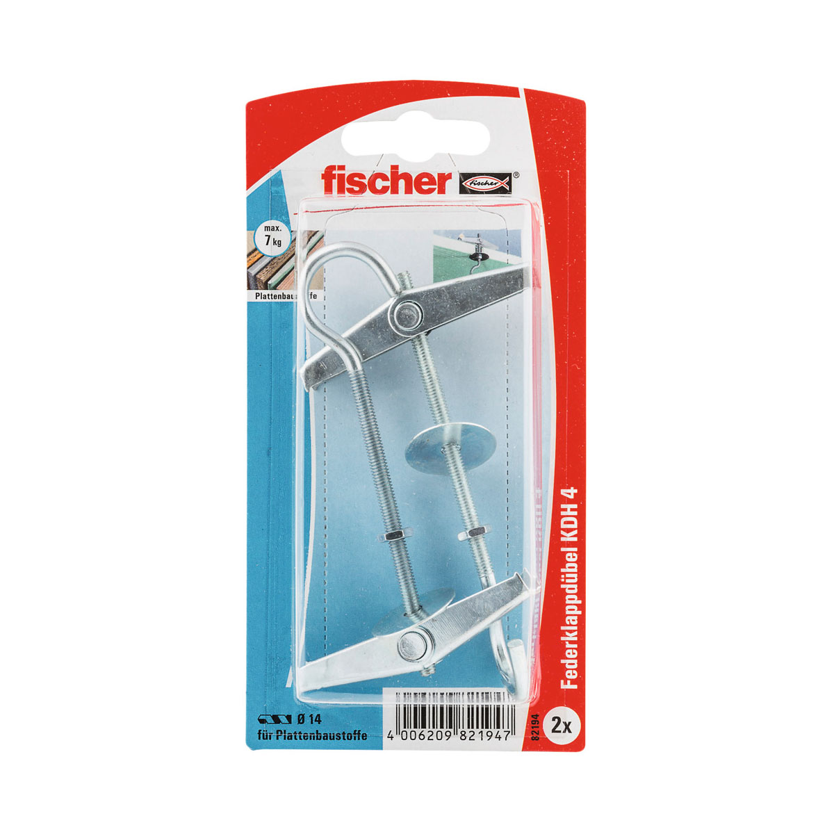 Fischer Kippübel KDH 4 mit Haken 2 Stück | mit Haken | 2 | 130347