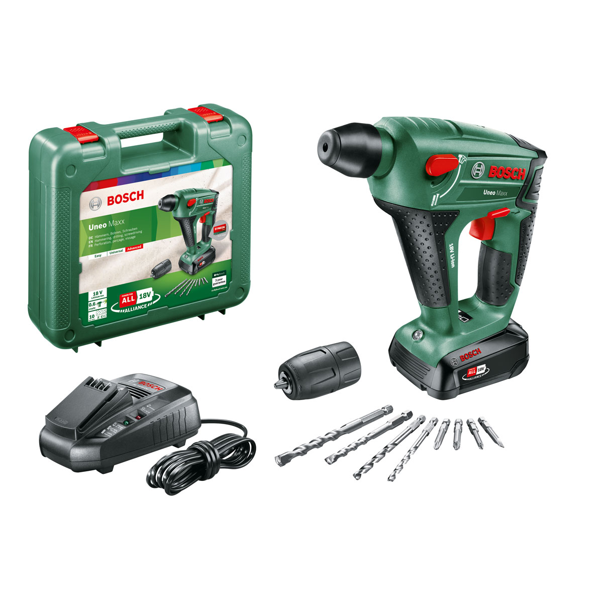 Bosch  Akku-Bohrhammer Uneo Maxx 1 Akku | 132721