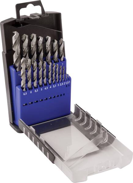 C.K T3103 HSS Metall-Spiralbohrer-Set 19teilig DIN 338 Zylinderschaft 1 Set