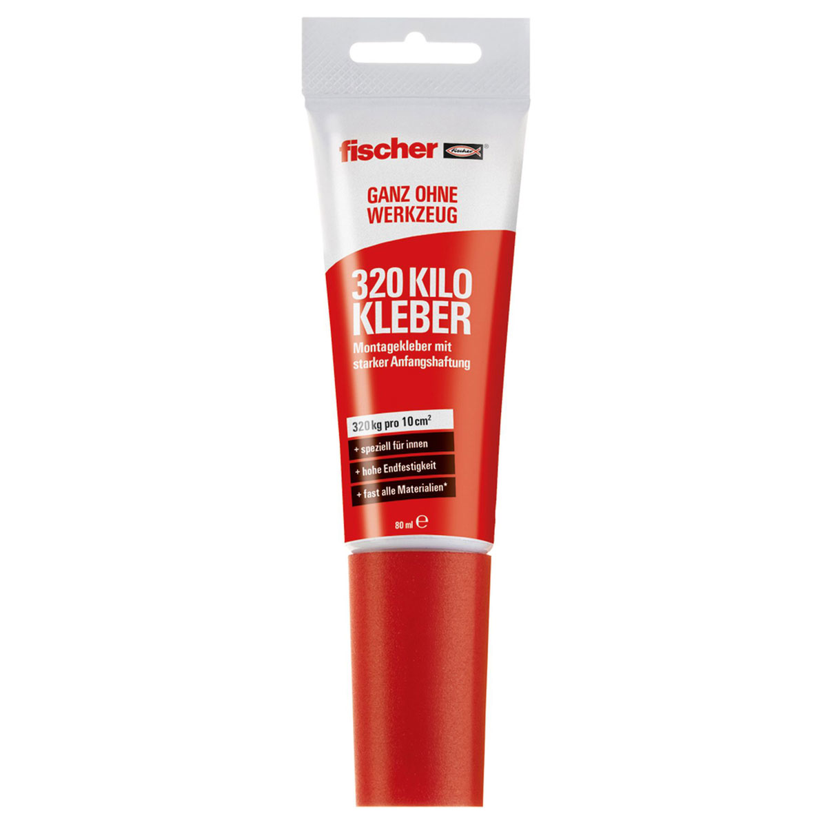 Fischer  320-Kilo Kleber Ganz ohne Werkzeug 80 ml | 135808