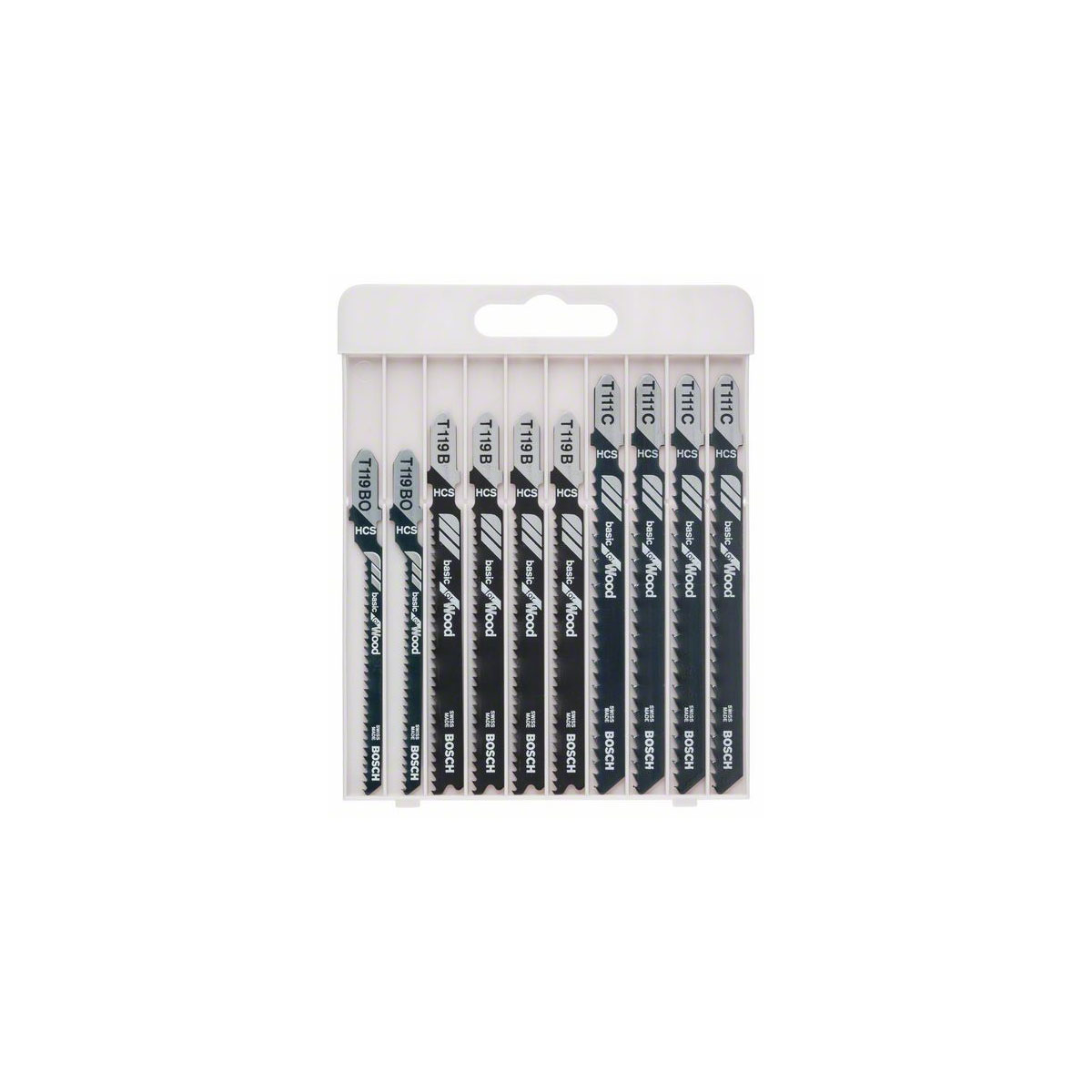 Bosch Professional  10 teilig Stichsägeblatt-Set Basic for Wood | 138287