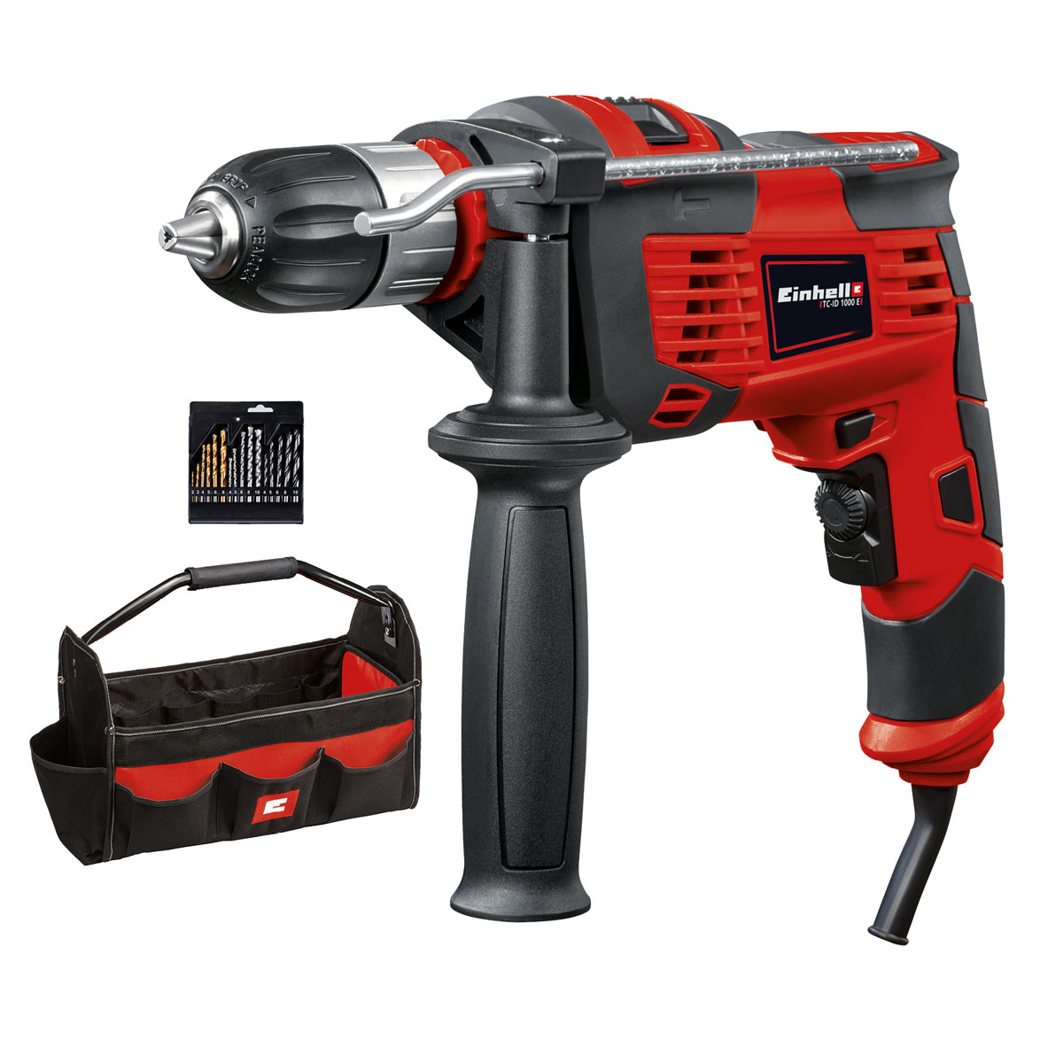 Einhell Schlagbohrmaschinen-Set TC-ID 1000 E Kit 2-teilig | 139135