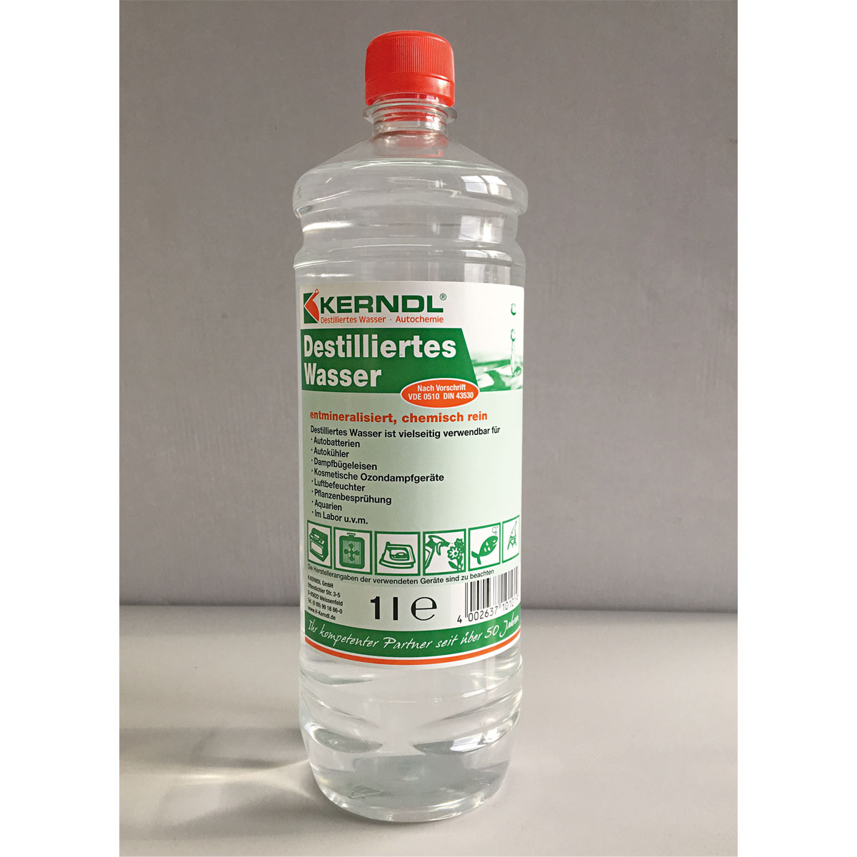 Destilliertes Wasser 1 L Flasche | 151240