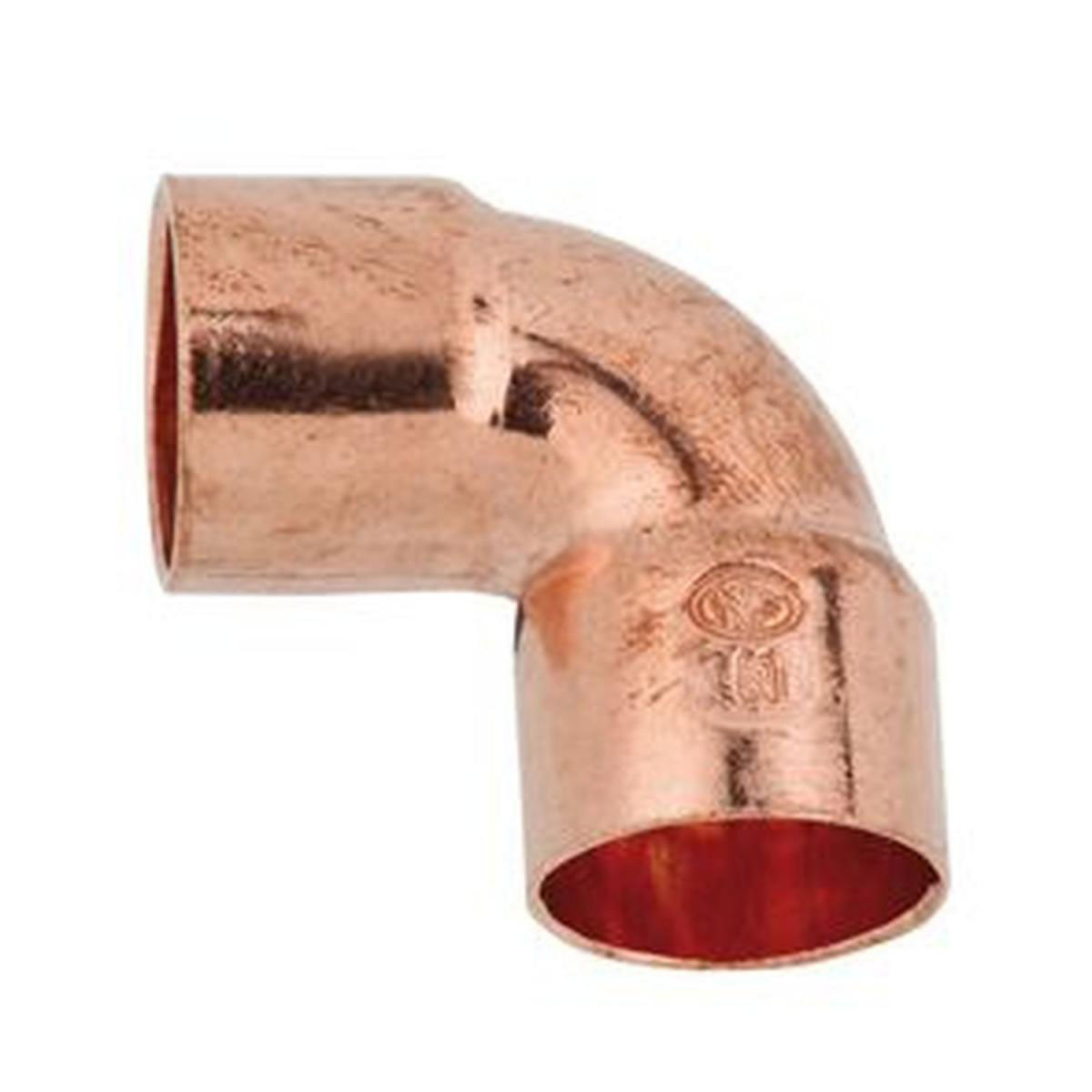 Kirchhoff 90-Winkel 18 mm 2 Muffen Kupfer | 154336