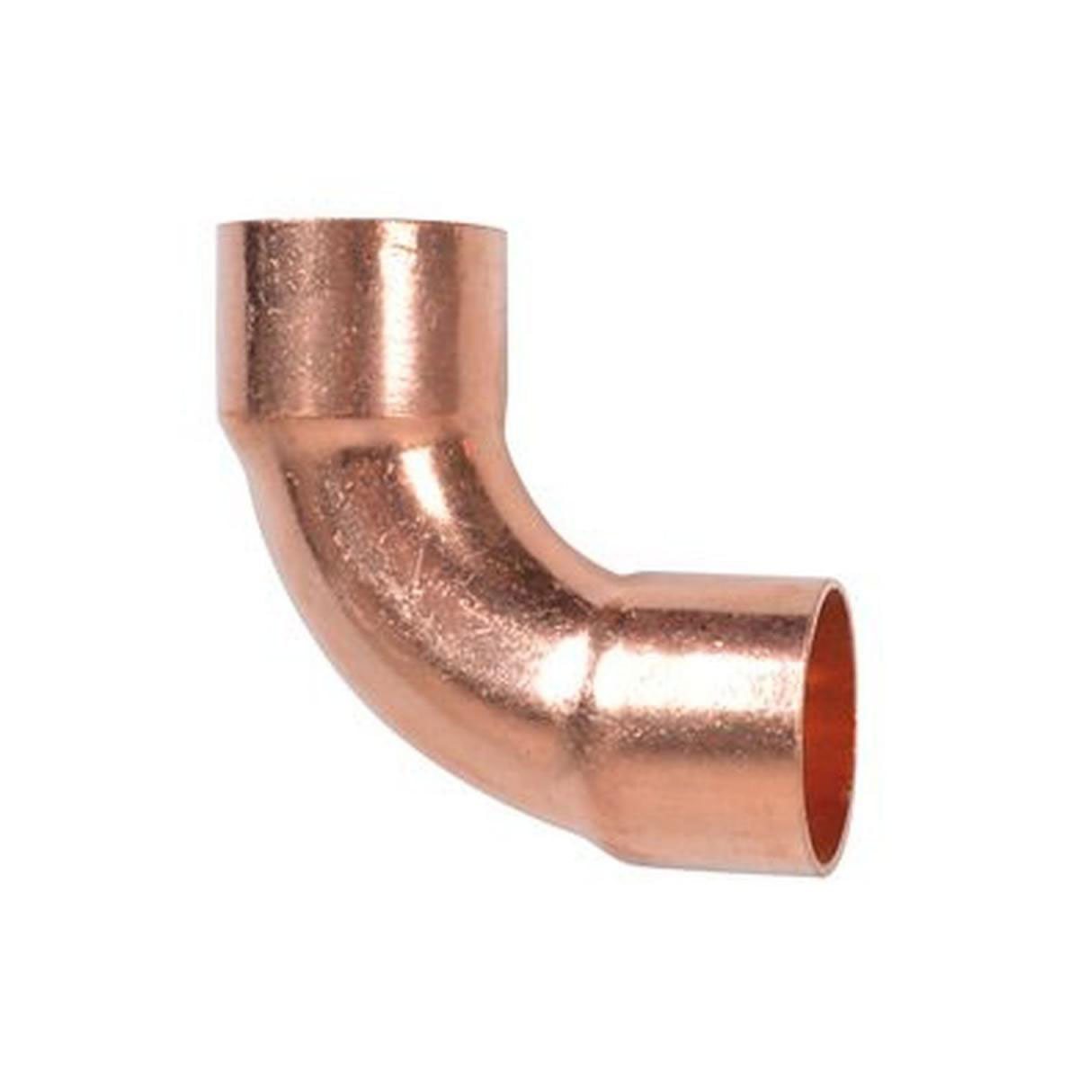 Kirchhoff 90-Bogen 12 mm 2 Muffen Kupfer | 154364