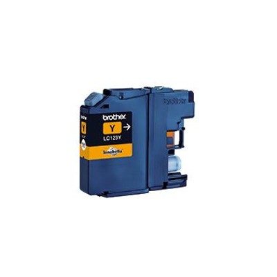 brother - Tintenpatrone LC123Y 600 Seiten gelb