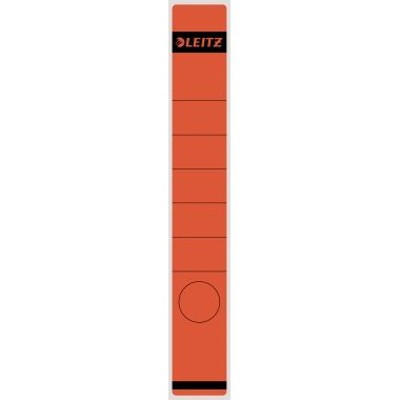 LEITZ® - Ordneretikett 16480025 lang/schmal sk rot 10 St./Pack.