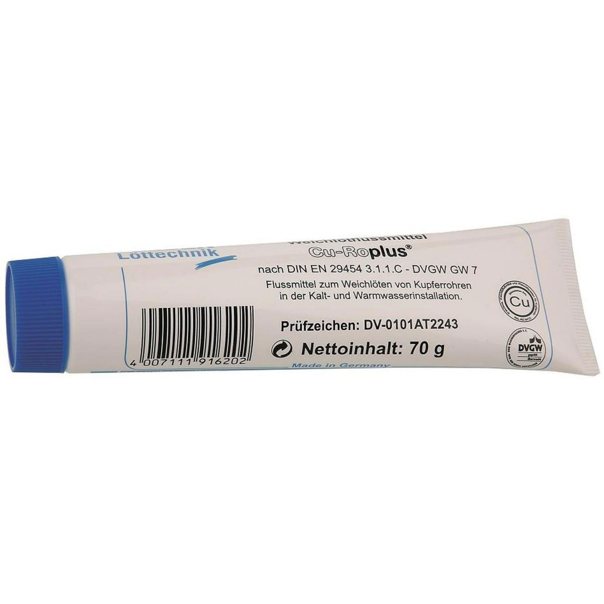 Kirchhoff DVGW-Weichlötflussmittel 70 g | 167082