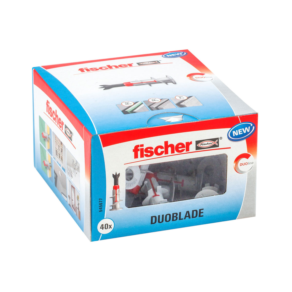 Fischer Gipskartondübel DuoBlade 40 Stück | 167714