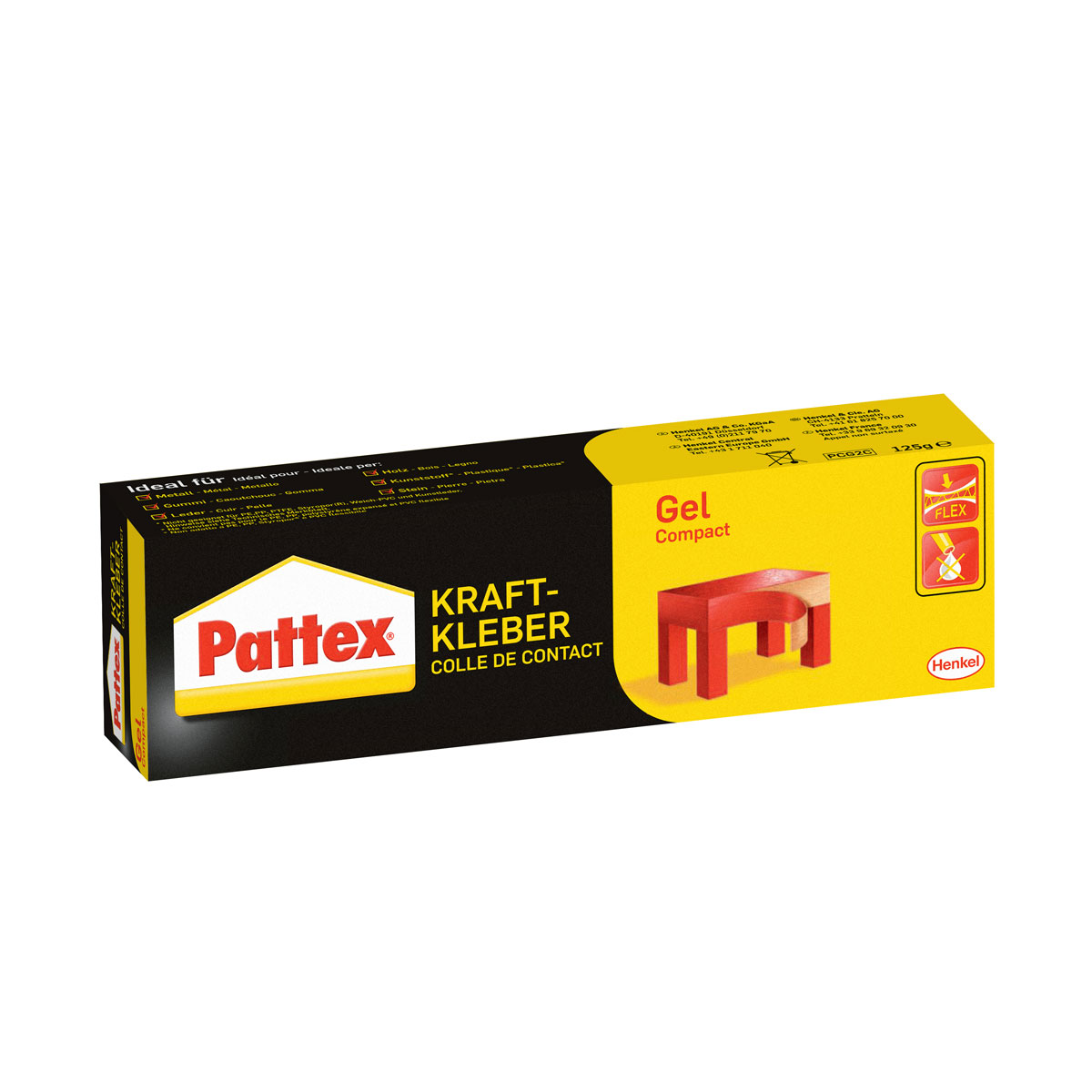 Pattex Kraftkleber Gel Compact 125 g | 125 | 125 | 171413