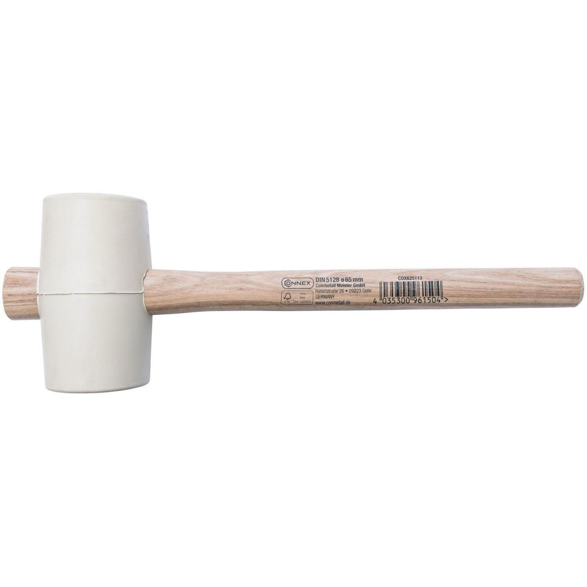 Connex Gummihammer mit Holzstiel 65 mm | 178870