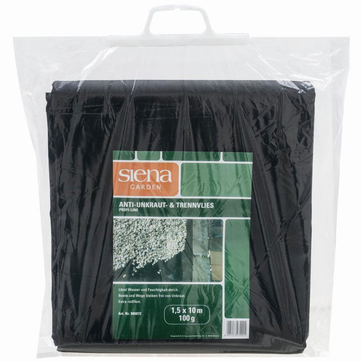 Siena Garden Anti-Unkrautvlies Profi-Line 1,5 x 10 m 100 g schwarz | 20287